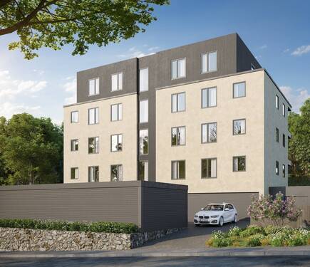 Straßenansicht - Ruhig leben, klug anlegen - Wohnung mit Aussicht und Barrierefreiheit