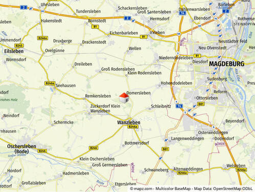 Geolyzer Kartenausschnitt - 