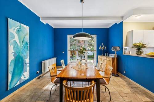 Wohn-/Essbereich mit Blick in den Garten - Doppelhaushälfte mit 140,00 m² in Berlin zum Kaufen