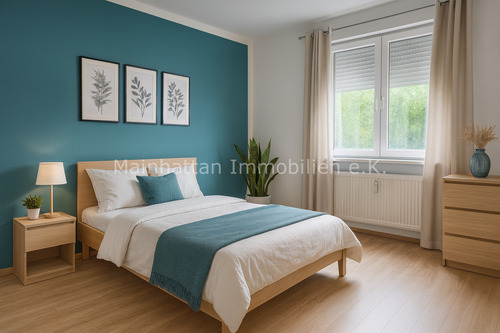 Schlafzimmer - 2 Zimmer Etagenwohnung zum Kaufen in Usingen