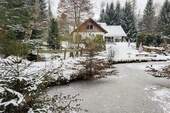 Hausansicht im Winter - 