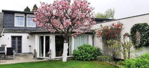 Ansicht vom Garten - Provisionsfrei !! Berlin-Biesdorf Nord: DHH auf 896 m² Grst. in ruhiger Lage