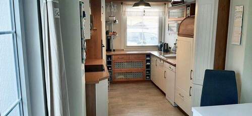 Küche mit Essplatz - Doppelhaushälfte mit 90,00 m&sup2; in Berlin zum Kaufen