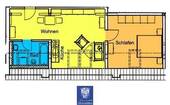 Grundriss - 2 Zimmer Etagenwohnung zur Miete in Bischofswerda