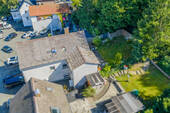 Aufnahme aus der Vogelperspektive - 1 Zimmer Mehrfamilienhaus, Wohnhaus in Gladenbach