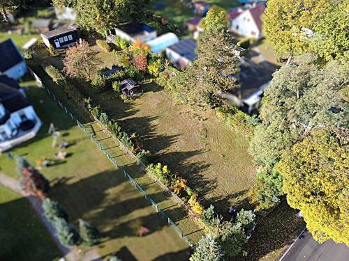 Blick auf das Baugrundstück - Grundstück in Heidesee