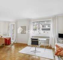 Gepflegte 1-Zi.-Whg. in Top-Lage mit franz. Balkon (ursprünglich 2 Zimmer, Rückumwandlung möglich) - Hamburg Poppenbüttel