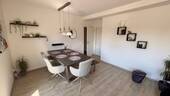 Essbereich mit Wanddeko - Etagenwohnung mit 80,00 m&sup2; in Neuenkirchen b. Bramsche zur Miete