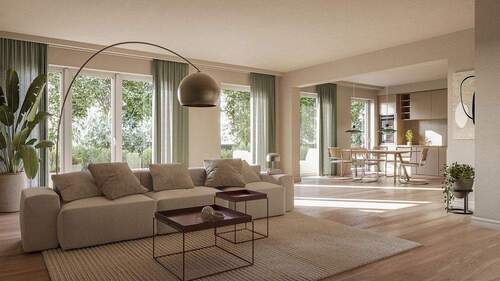 Wohnzimmer Beispiel - 3 Zimmer Etagenwohnung zur Miete in Hamburg-Hamm