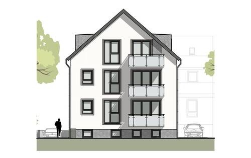 Ansicht Süd Mehrfamilienhaus - 