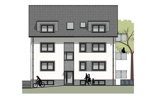 Ansicht West Mehrfamilienhaus - 