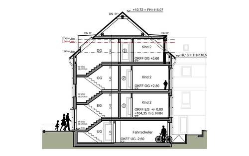 Schnitt A Mehrfamilienhaus - 