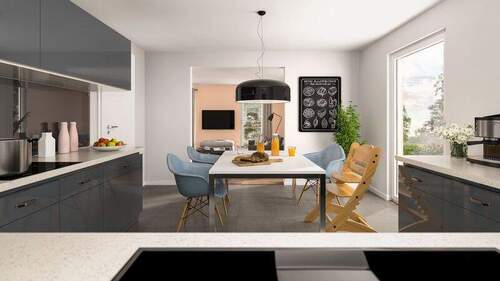 Bungalow-131-Küche - Bungalow mit 130,00 m&sup2; in Sassenberg zum Kaufen