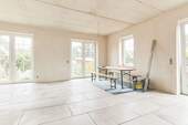 Einblick in den Wohn- und Essbereich (noch unfertig) - 