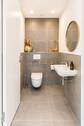 Gäste WC mit Goldakzenten - 