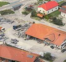 Gewerbeobjekt mit Halle, Aussenlagerflächen, Büro und Betriebsleiterwohnung - Benediktbeuern Pechlern