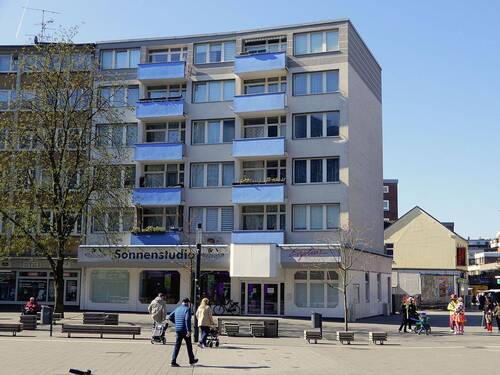 Objektansicht Frontseite.JPG - 1 Zimmer Mehrfamilienhaus, Wohnhaus zum Kaufen in Oberhausen