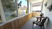 großer verglaster Süd-Balkon - 