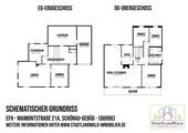 Schematischer Grundriss - EG + OG - 