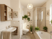 KI generiertes Badezimmer - 