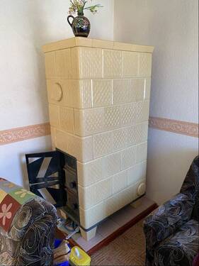 Kachelofen im Obergeschoss - 