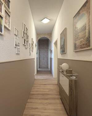 Flur - Etagenwohnung mit 123,00 m&sup2; in Düsseldorf zum Kaufen