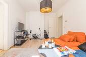 Wohnzimmer - Etagenwohnung mit 34,00 m&sup2; in Wiesbaden / Rheingauviertel zum Kaufen