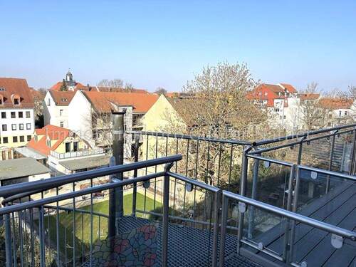 Blick vom Balkon NW - 2 Zimmer Etagenwohnung zum Kaufen in Leipzig / Paunsdorf