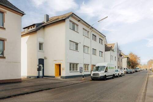 Ansicht außen - Zweifamilienhaus mit Gewerbeanteil - zentral in Fixheide