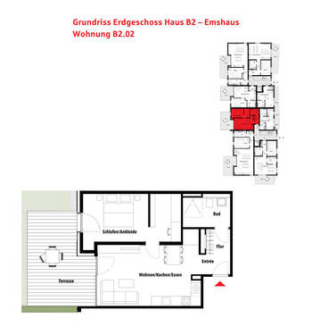 Erdgeschoss Eingang links - 