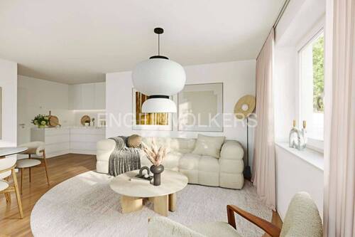 Wohnbereich (Visualisierung) - 3 Zimmer Etagenwohnung in Kaltenkirchen