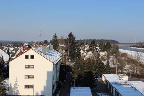 herrlicher Blick von der Loggia über Katzwang - 