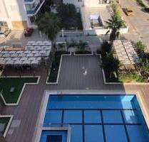 - Alanya-Mahmutlar möblierte Wohnung mit Balkon, Klima, Pool, Sauna etc.