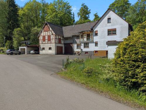 Außenansicht - Werz Immobilien - 8 Zimmer Bauernhaus, Landhaus in Hatzfeld (Eder)