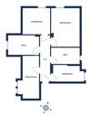 Grundriss Beispielwohnung - 