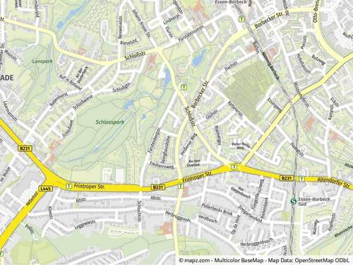 Geolyzer Kartenausschnitt - 