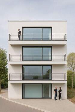 Balkone - 3 Zimmer Etagenwohnung in Spiesen-Elversberg / Elversberg