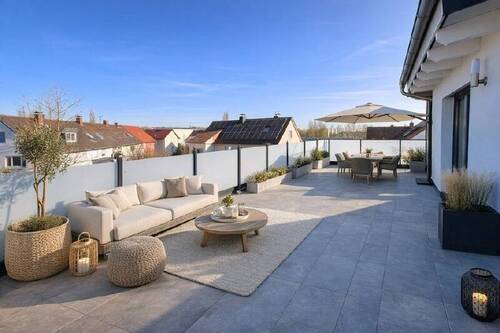 Dach-Terrasse - 4 Zimmer Etagenwohnung in Ravensburg