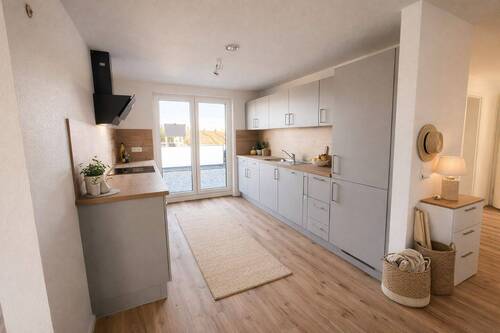 Küche DG - Etagenwohnung mit 102,20 m&sup2; in Ravensburg zur Miete