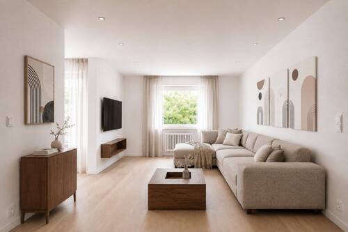 Wohnbereich - Großzügige 3,5-Zimmer-Wohnung mit zwei Loggien und großem Wellnessbad