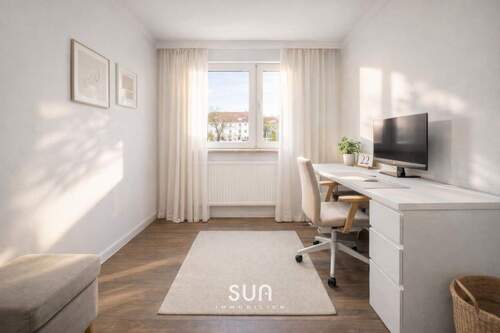 Arbeitszimmer (Einrichtungsbeispiel) - Etagenwohnung mit 74,00 m&sup2; in Bad Homburg vor der Höhe zum Kaufen