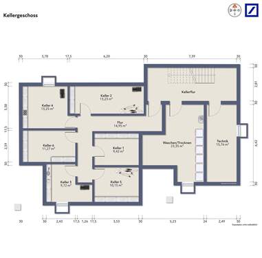 Kellergeschoss (Neubau) - 