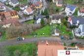 Drohnenansicht Süd (verpixelt) - Grundstück in Erdmannhausen zum Kaufen