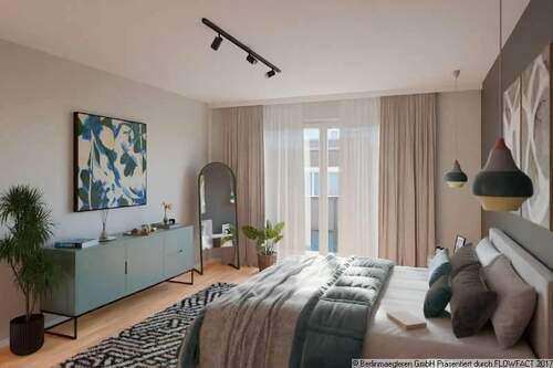 Beispielwohnung Schlafzimmer - 3 Zimmer Etagenwohnung zum Kaufen in Berlin