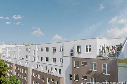 Häuseransicht Straßenseite - 1 Zimmer Etagenwohnung zum Kaufen in Berlin
