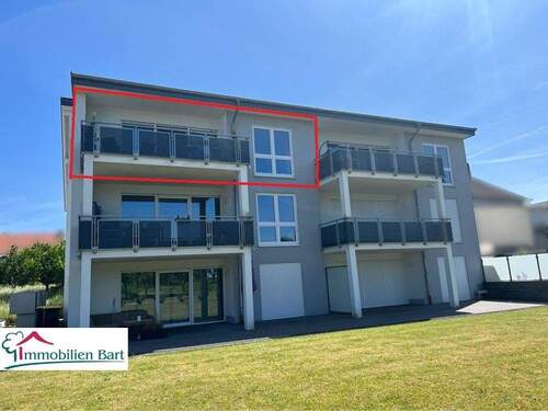 Außenbild DG gez. - GRENZNÄHE LUXEMBURG: GEPFLEGTE 101 M² WOHNUNG IN RUHIGER, SONNIGER WOHNLAGE!