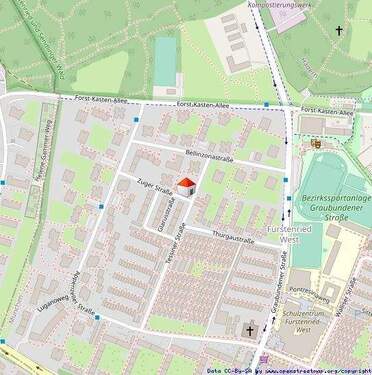 Lageplan - 4 Zimmer Terrassenwohnung zum Kaufen in München