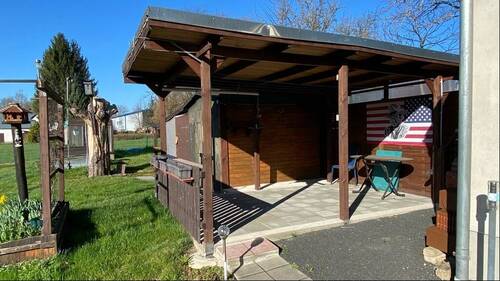 Terrasse - 4 Zimmer Doppelhaushälfte in Herrnhut