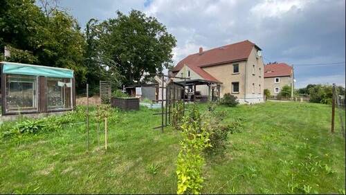 Garten - Doppelhaushälfte mit 118,00 m&sup2; in Herrnhut zum Kaufen