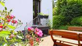 Lauschiger Sitzplatz - 4 Zimmer Einfamilienhaus zum Kaufen in Lübbecke